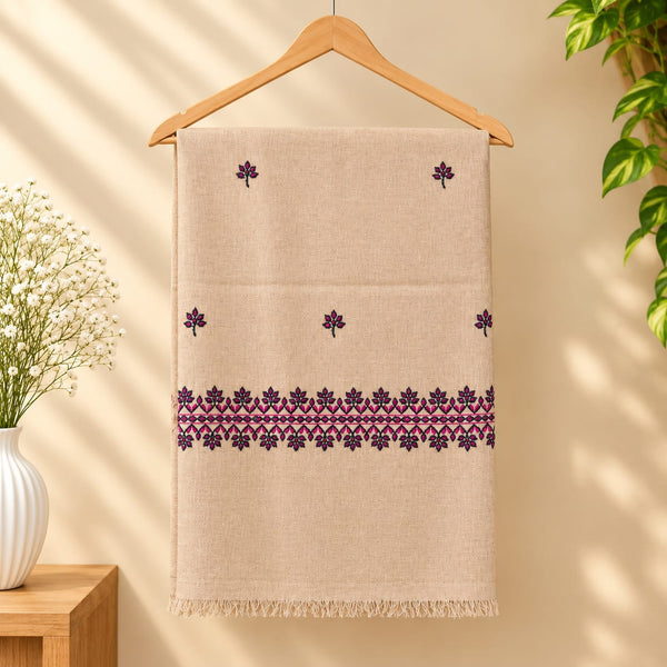 Sindh Noor – Pure Wool Hand-Embroidered Sindhi Shawl