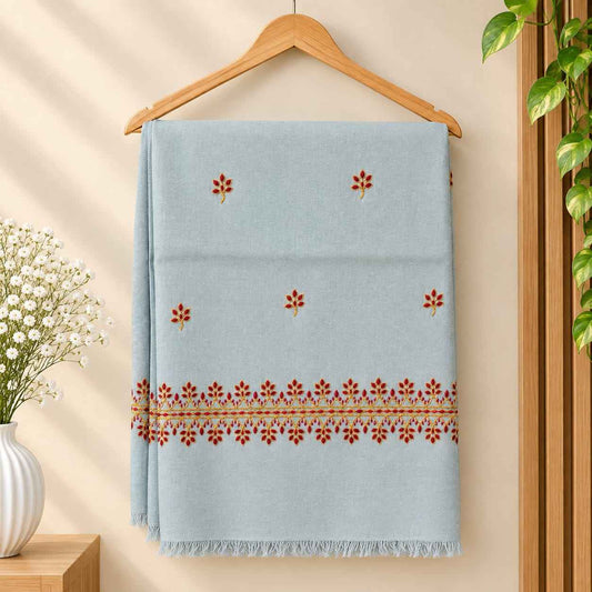 Sindh Noor – Pure Wool Hand-Embroidered Sindhi Shawl