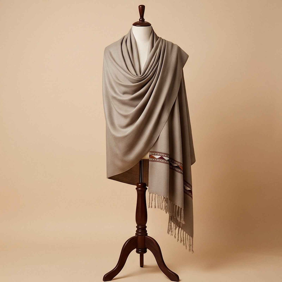 Handmade Pure wool, Triple layerd male Shwal