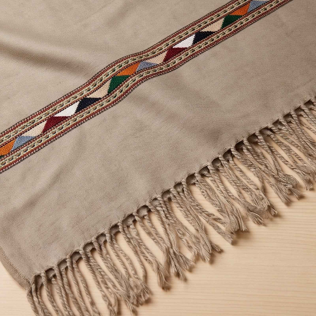 Handmade Pure wool, Triple layerd male Shwal
