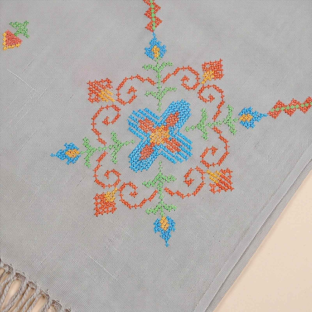 Handmade Pure wool embroidered Shawl