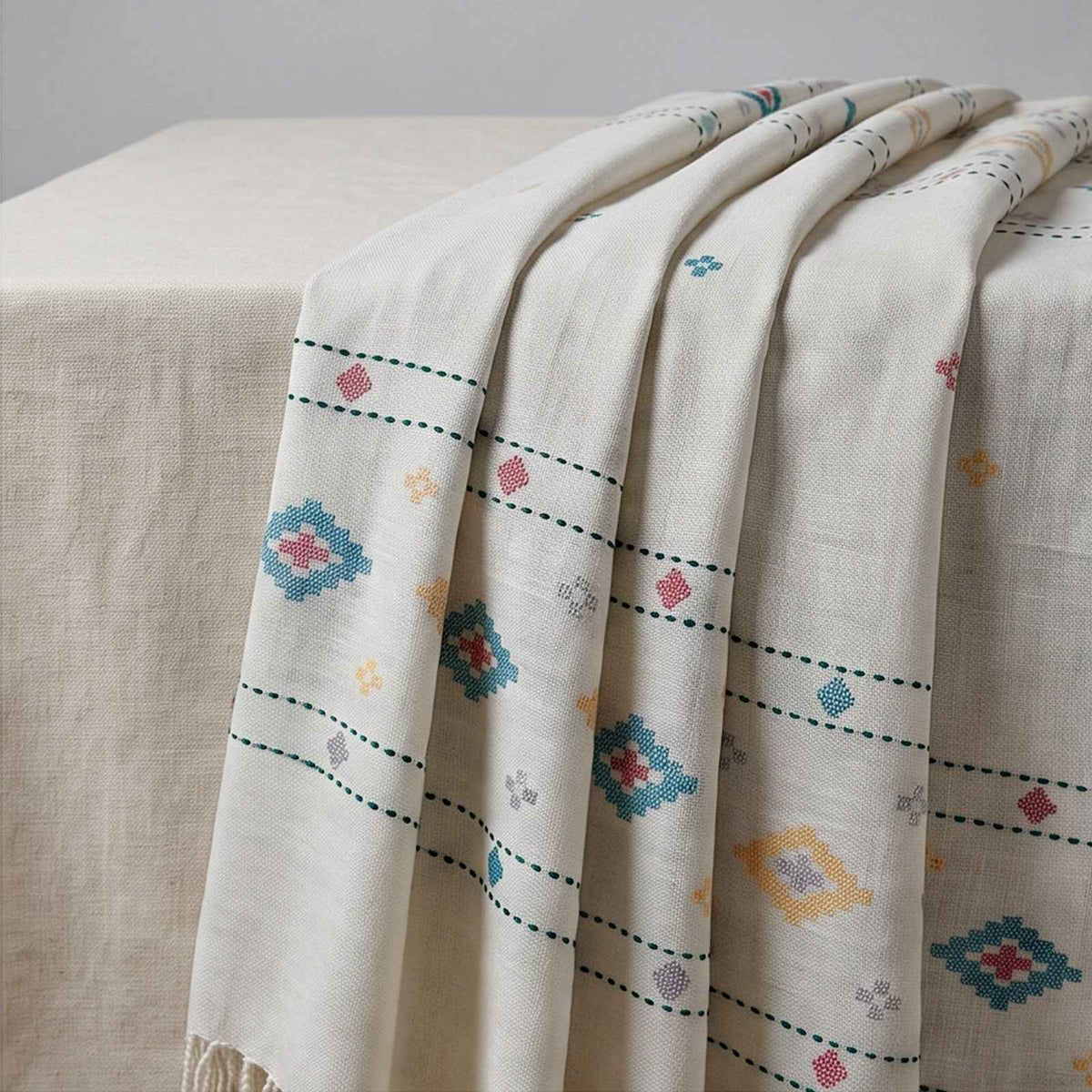 Range-Swat pure handmade embroidered wool shwal